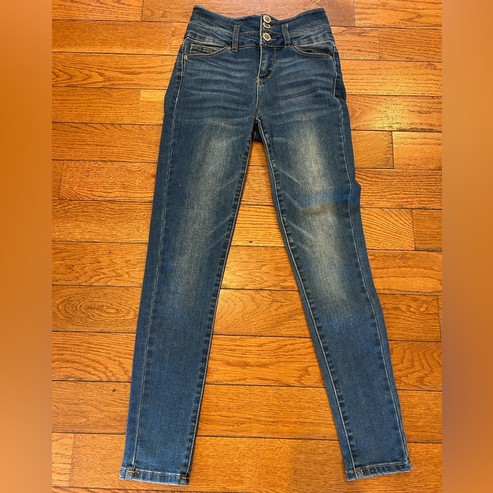 IBIZA High Rise Push Up Jeans Denim Blue Size 0